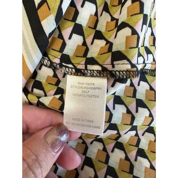 DR2 Daniel Rainn Abstract Hipster Button Shirt XL Retro - Picture 8 of 10